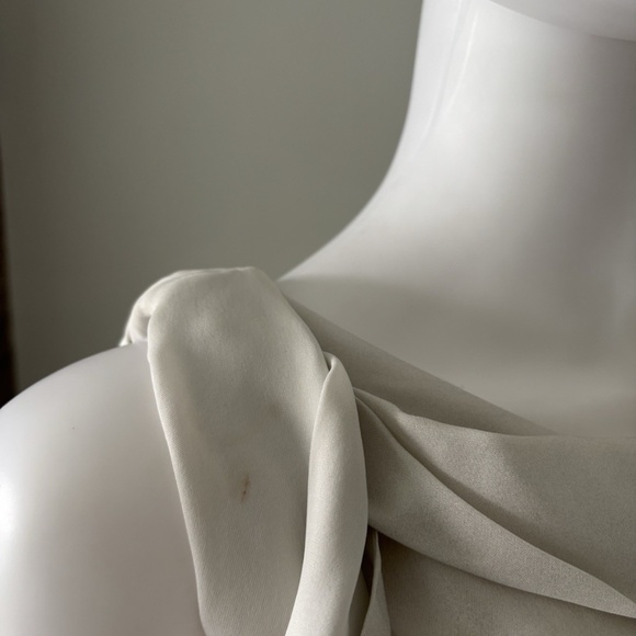 Sharon Wauchob Silk - Lurex Dress Belted NEW Sz 34 Women's Made in France❤️ - Picture 12 of 12